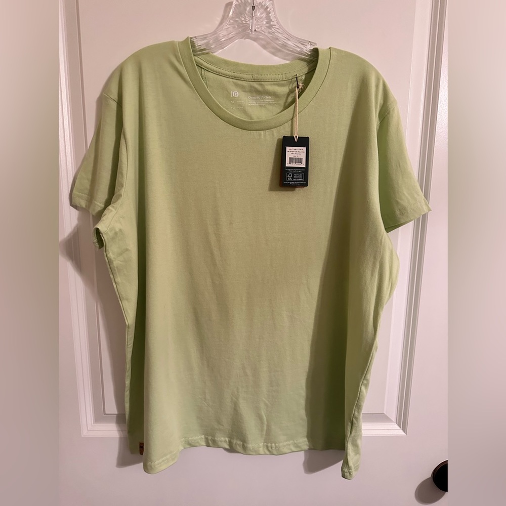 Tentree Honey Dew Green 100% Organic Cotton Size X-Large - Picture 5 of 9